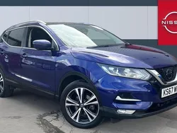 Blue Used 2017 Nissan Qashqai N-Connecta SUV | £11,041 (Fair price)