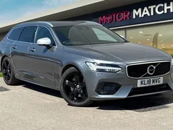Grey Used 2018 Volvo V90 R-Design Estate | £16,790 (Fair price)