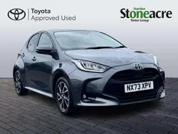 Grey Used 2023 Toyota Yaris Hybrid Design Hatchback | £17,000 (Good price)
