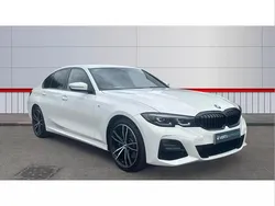 White Used 2021 BMW 330e M Sport Sedan | £19,295 (Fair price)