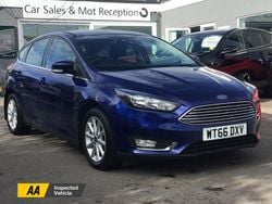 Blue Used 2017 Ford Focus Titanium Hatchback | £7,995 (Good price)