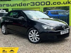 Black Used 2015 VW Golf Cabriolet SE Cabriolet | £5,750 (Fair price)
