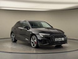Mythos black metallic/mythos black metallic Used 2024 Audi S3 Sportback Black Edition Hatchback | £35,500 (Fair price)