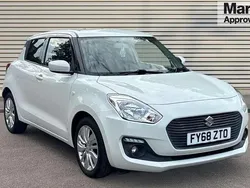White Used 2018 Suzuki Swift SZ-T Hatchback | £9,285 (Fair price)