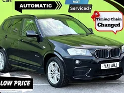 Black Used 2011 BMW X3 M Sport SUV | £4,800