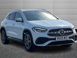 Digital white Used 2022 Mercedes GLA180 AMG Line Premium SUV | £29,050 (A bit pricey)