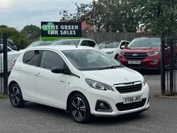 White Used 2016 Peugeot 108 GT-line Hatchback | £5,500 (Fair price)