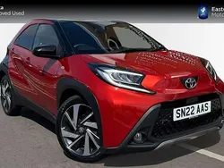Red Used 2022 Toyota Aygo Hatchback | £13,799 (Fair price)