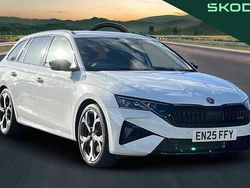 White New 2025 Skoda Octavia vRS Estate | £32,990 (A bit pricey)