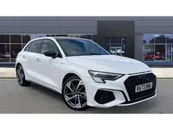 White Used 2023 Audi A3 Black Edition Hatchback | £30,685 (Expensive)