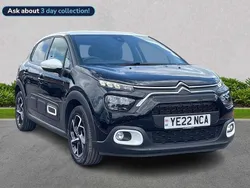 Black Used 2022 Citroën C3 PureTech Hatchback | £11,600 (Fair price)