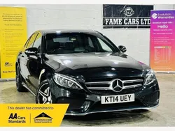 Black Used 2014 Mercedes C250 AMG line Sedan | £8,500 (Fair price)