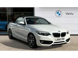 White Used 2018 BMW 218 Sport Line Cabriolet | £15,364 (A bit pricey)
