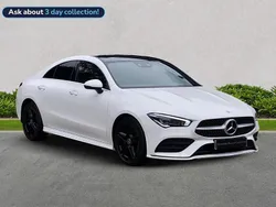 White Used 2021 Mercedes CLA180 AMG Line Premium Plus Sedan | £25,822 (Fair price)