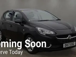 Black Used 2017 Vauxhall Corsa SRi Hatchback | £7,995 (Fair price)