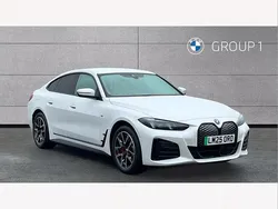 White New 2025 BMW i4 M Sport Sedan | £42,690