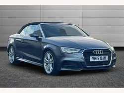 Grey Used 2019 Audi A3 Cabriolet S-Line Cabriolet | £16,950 (Fair price)