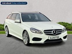 White Used 2014 Mercedes E350 AMG Estate | £12,495 (Fair price)