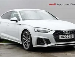 White Used 2022 Audi A5 S-Line Coupe | £27,213 (Fair price)