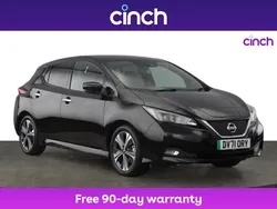 Black Used 2021 Nissan Leaf N-Connecta Hatchback | £8,999 (Fair price)