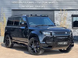 Santorini black New 2025 Land Rover Defender SE Dynamic SUV | £75,500 (Fair price)