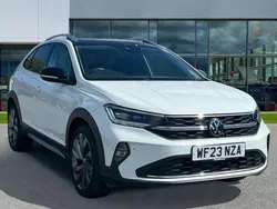 Pure white flat black Used 2023 VW Taigo Style SUV | £20,194 (Fair price)