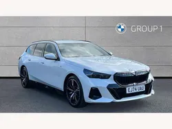 Mineral white Used 2024 BMW 530e M Sport Estate | £52,550