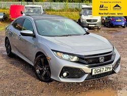 Silver Used 2017 Honda Civic EX Hatchback | £11,488 (Fair price)