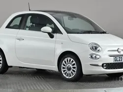 White Used 2023 Fiat 500 Hatchback | £10,498 (Fair price)