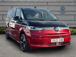 Deep black pearl / fortana red Used 2025 VW Multivan Style Van | £48,995