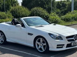 White Used 2016 Mercedes SLK250 AMG Cabriolet | £12,990 (A bit pricey)