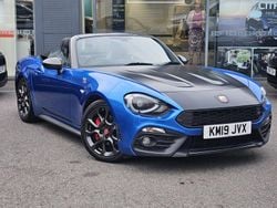 Blue Used 2019 Abarth 124 Spider Cabriolet | £17,495 (Fair price)