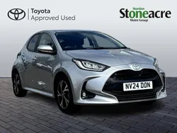 Silver Used 2024 Toyota Yaris Hybrid Design Hatchback | £18,250 (Good price)
