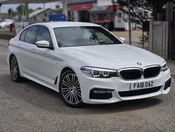 White Used 2018 BMW 530 M Sport Sedan | £20,295 (Fair price)