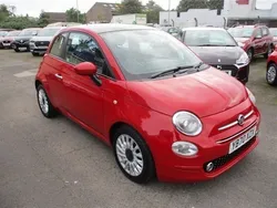 Red Used 2020 Fiat 500 Lounge Hatchback | £9,499 (Fair price)