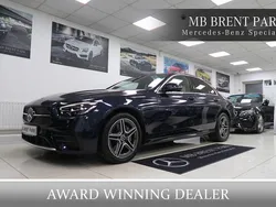 Blue Used 2022 Mercedes E300 AMG line Sedan | £28,000 (Fair price)