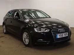 Black Used 2015 Audi A3 Sportback Advanced Hatchback | £6,599 (Fair price)