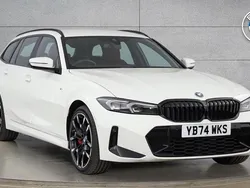 White Used 2025 BMW 330e M Sport Estate | £40,880 (Fair price)