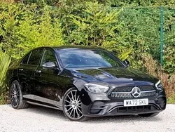Black Used 2022 Mercedes E200 AMG line Sedan | £42,998