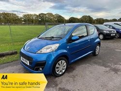 Blue Used 2014 Peugeot 107 Active Hatchback | £3,495 (Fair price)