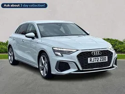 White Used 2022 Audi A3 S-Line Hatchback | £20,817 (Fair price)