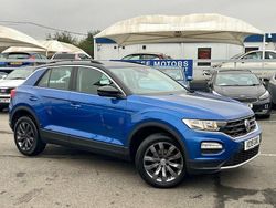 Blue Used 2019 VW T-Roc SE SUV | £14,734 (Fair price)