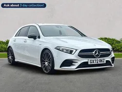 White Used 2022 Mercedes A35 AMG Executive Hatchback | £27,569 (Fair price)