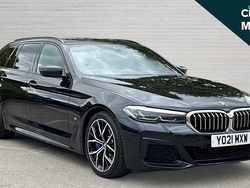 Black Used 2021 BMW 530 M Sport Estate | £33,698 (A bit pricey)