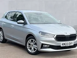 Brilliant silver metallic Used 2022 Skoda Fabia SE Hatchback | £14,671 (Fair price)