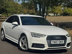 White Used 2018 Audi A4 S-Line Sedan | £9,995 (Fair price)
