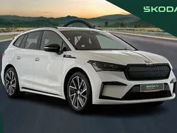 Moon white Used 2022 Skoda Enyaq iV SportLine SUV | £25,990 (Good price)