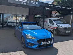 Blue Used 2019 Ford Focus ST-Line X Hatchback | £10,695 (Fair price)