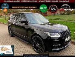 Black Used 2018 Land Rover Range Rover Vogue SUV | £54,495