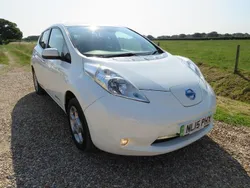 White Used 2015 Nissan Leaf Acenta Hatchback | £2,950 (Fair price)